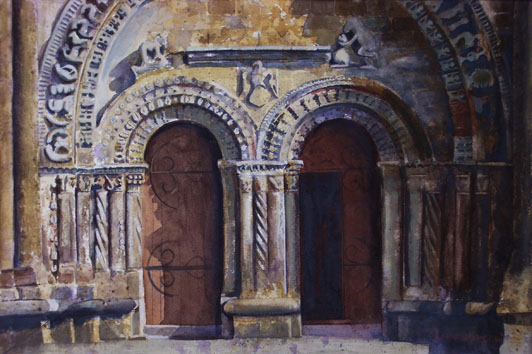Church Doorway, Vouvant